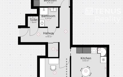 tenus Reality: Ponúka prenájom Štýlového 3-izbového bytu po rekonštrukcii