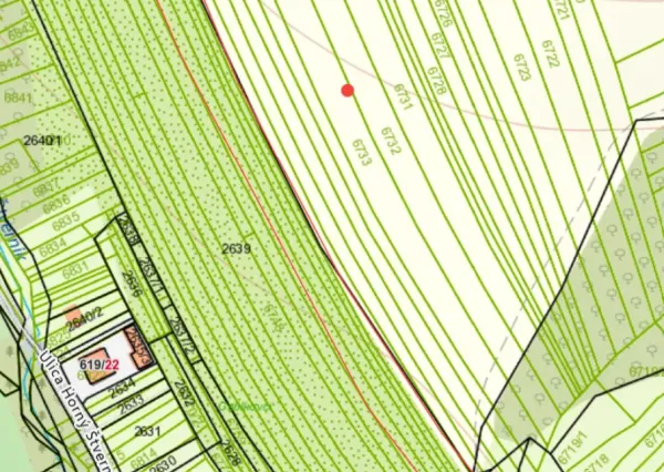 Na predaj nádherný pozemok v tichej lokalite Horný Štverník