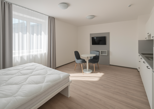 tenus Reality : Zrekonštruovaná garsónka v modernom bytovom komplexe